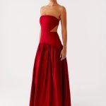 Aamari Maxi Dress - Red