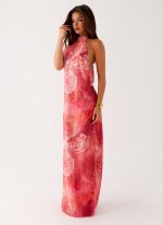 California Maxi Dress - Flamingo Fling - 图片 6