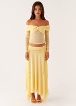 Kirrabilli Midi Skirt - Yellow - 图片 3