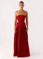 Aamari Maxi Dress - Red - 图片 2