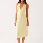 Davies Midi Dress - Yellow