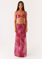 Camellia Maxi Skirt - Lavender Lagoon - 图片 2