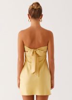 Yulina Mini Dress - Yellow - 图片 4