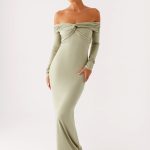 Marla Long Sleeve Maxi Dress - Sage