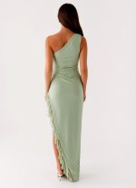 Clarence Maxi Dress - Sage - 图片 4