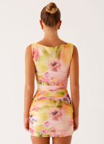 Yennifer Mini Dress - Sunburst Floral - 图片 4