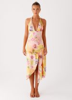 Kayce Midi Dress - Sunburst Floral - 图片 2