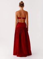 Aamari Maxi Dress - Red - 图片 4