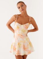 Abby Mini Dress - Floral Print - 图片 5