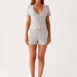 Adalina Shorts - Grey Check