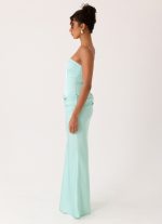 Adara Corset Maxi Dress - Aqua - 图片 3