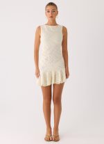 Adoria Mini Dress - Ivory - 图片 4