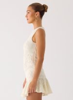 Adoria Mini Dress - Ivory - 图片 2