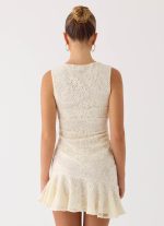 Adoria Mini Dress - Ivory - 图片 3