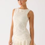 Adoria Mini Dress - Ivory