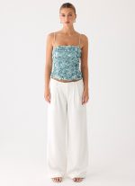 Alayna Sequin Top - Aqua - 图片 4
