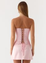 All My Ladies Low Rise Mini Skirt - Petal Pink - 图片 5