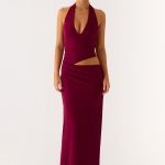 Almost Love Maxi Dress - Plum