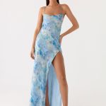 Alouette Maxi Dress - Aqua Paisley