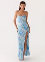 Alouette Maxi Dress - Aqua Paisley - 图片 5
