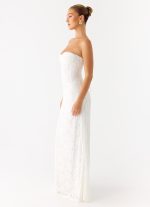 Already Know Lace Maxi Dress - White - 图片 3