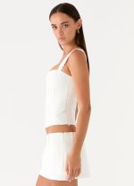 Amarente Corset - White - 图片 2