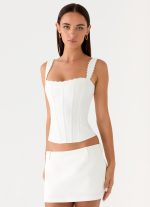 Amarente Corset - White - 图片 5