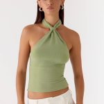 Amber Light Top - Sage