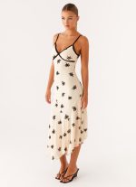Amelia Midi Dress - Nude - 图片 2