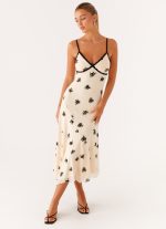 Amelia Midi Dress - Nude - 图片 3