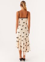 Amelia Midi Dress - Nude - 图片 4