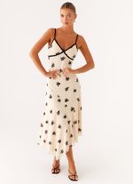 Amelia Midi Dress - Nude - 图片 5