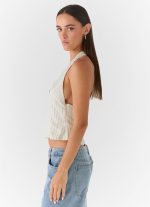 Amiera Halter Top - Desert Stripe - 图片 2