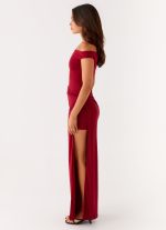 Amerie Maxi Dress - Maroon - 图片 3