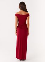 Amerie Maxi Dress - Maroon - 图片 4
