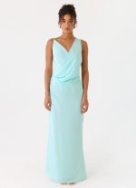 Analia Maxi Dress - Aqua