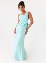 Analia Maxi Dress - Aqua - 图片 5