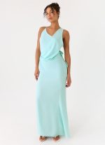 Analia Maxi Dress - Aqua - 图片 6