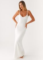 Anastasia Maxi Dress - Ivory - 图片 6