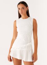 Anders Mini Dress - White - 图片 5