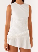 Anders Mini Dress - White - 图片 6