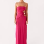 Anetta Maxi Dress - Fuchsia