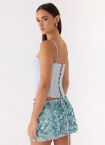 Ania Corset Top - Blue - 图片 6