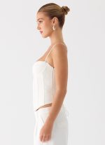 Ania Corset Top - Ivory - 图片 6