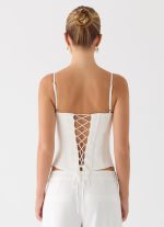 Ania Corset Top - Ivory - 图片 7