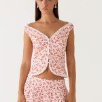 Anja Top - Porcelain Rose