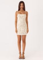 Arienna Mini Dress - Ivory - 图片 5