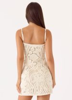 Arienna Mini Dress - Ivory - 图片 3