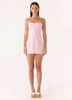 Arista Strapless Mini Dress - Pink - 图片 4
