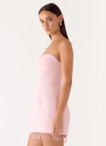 Arista Strapless Mini Dress - Pink - 图片 2